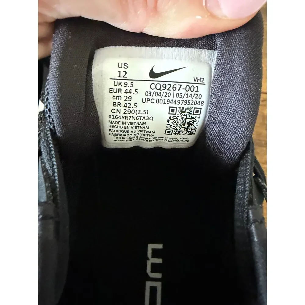 Nike Zoom Span 3 Women's Running Shoes Black/Anthracite/White Size 12 NWOB New - Picture 8 of 8